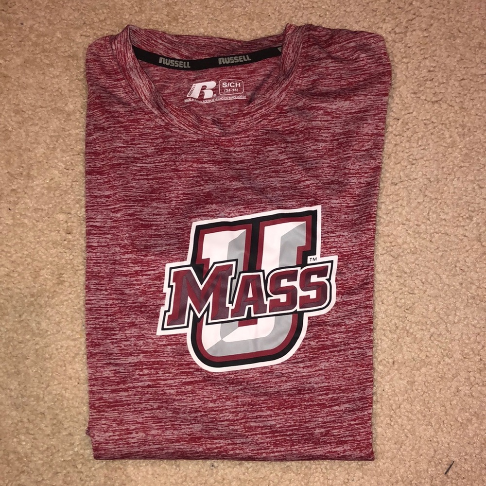 Umass Amherst short sleeve dry fit shirt